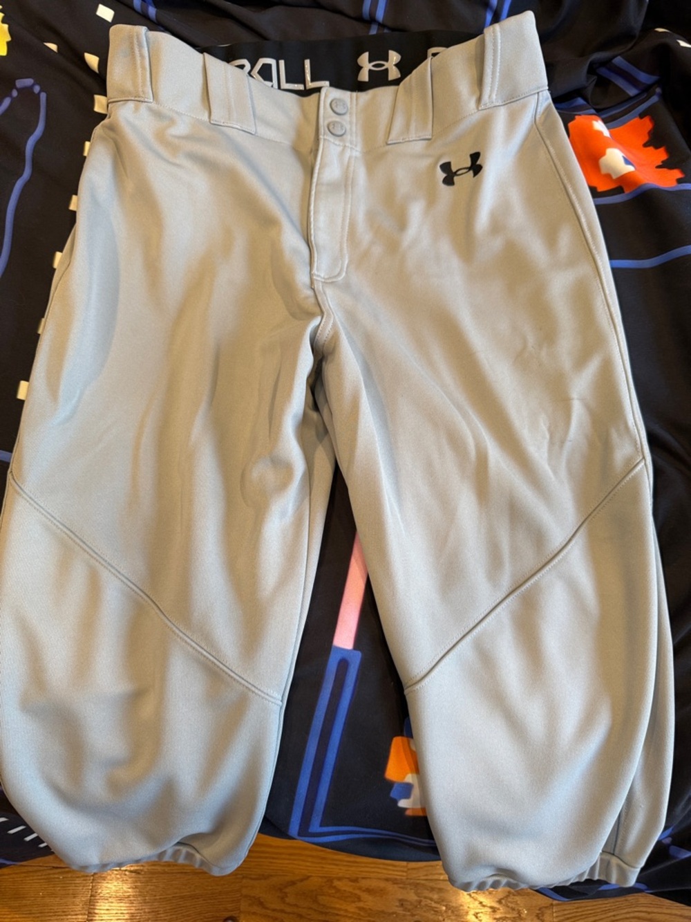 Under Armour Men’s Light Gray Performance Baseball Pants